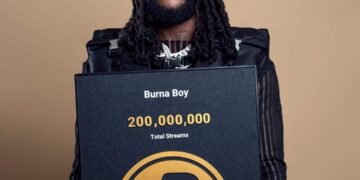 Burna Boy Records 200 Million Streams on Music Platform, Boomplay