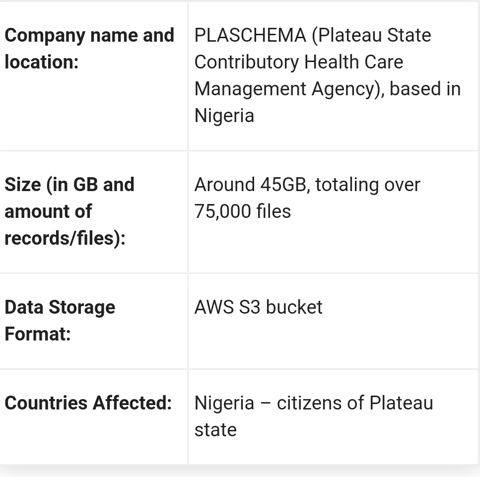 PLASCHEMA Accused of Healthcare Data Breach CRESTHUB