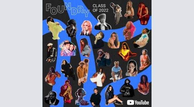 Youtube Music unveils Foundry Class of 2022
